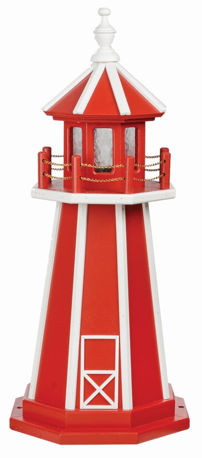 Cardinal Red and White Hybrid Lighthouse P2600