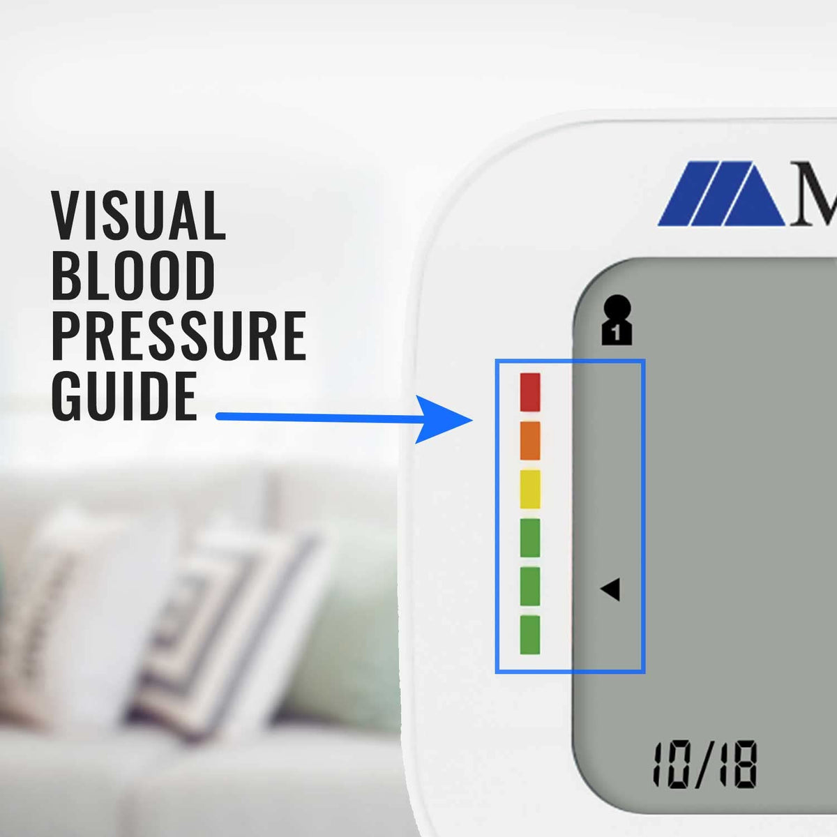 Talking Blood Pressure Monitor with Storage Case Q351