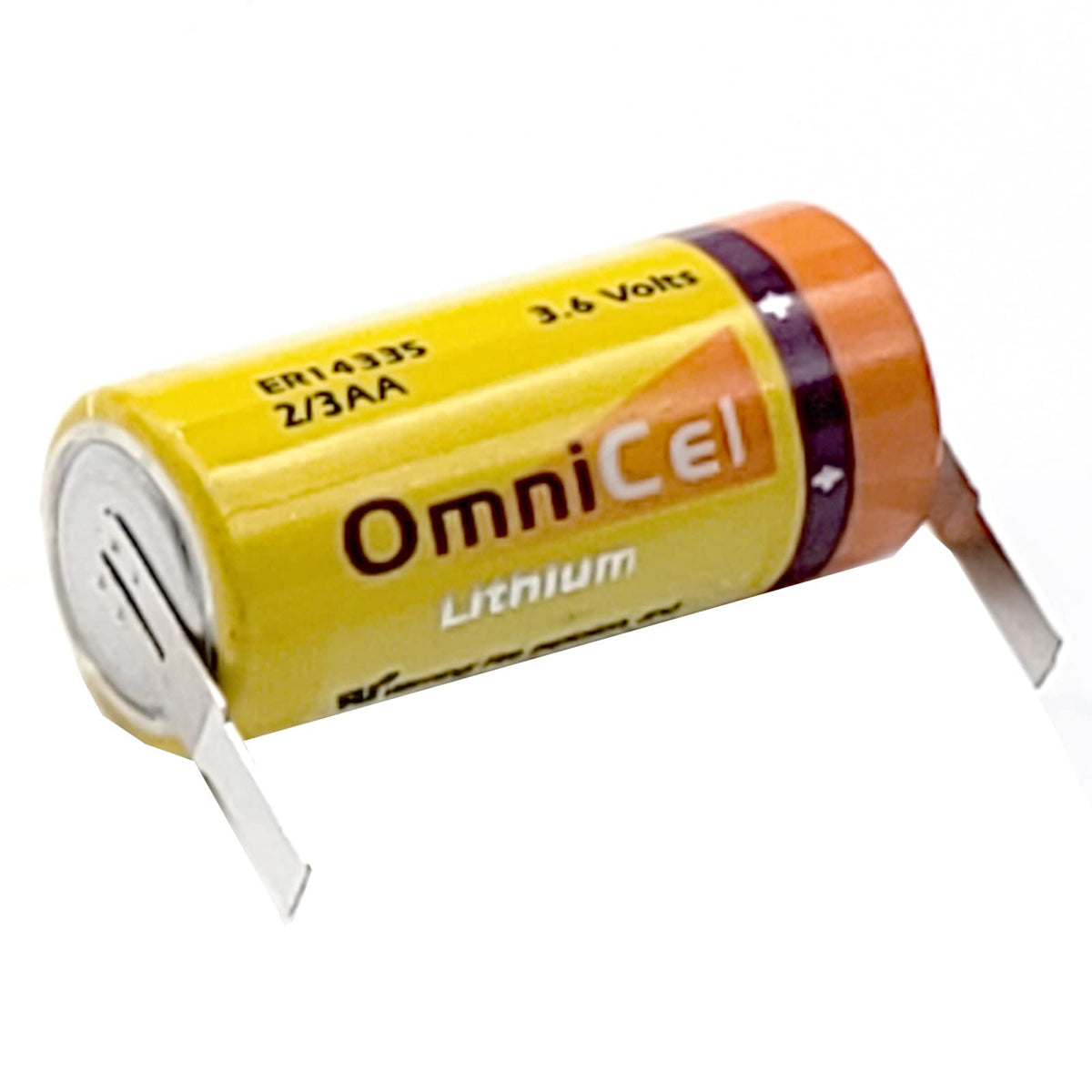 3.6V Lithium Battery with Tabs T454921