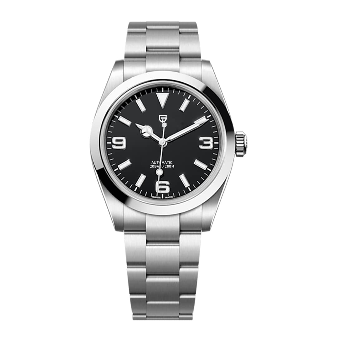 Automatic Diver Watch Sapphire Glass Stainless Steel 40MM Waterproof Wrist Watch O2349