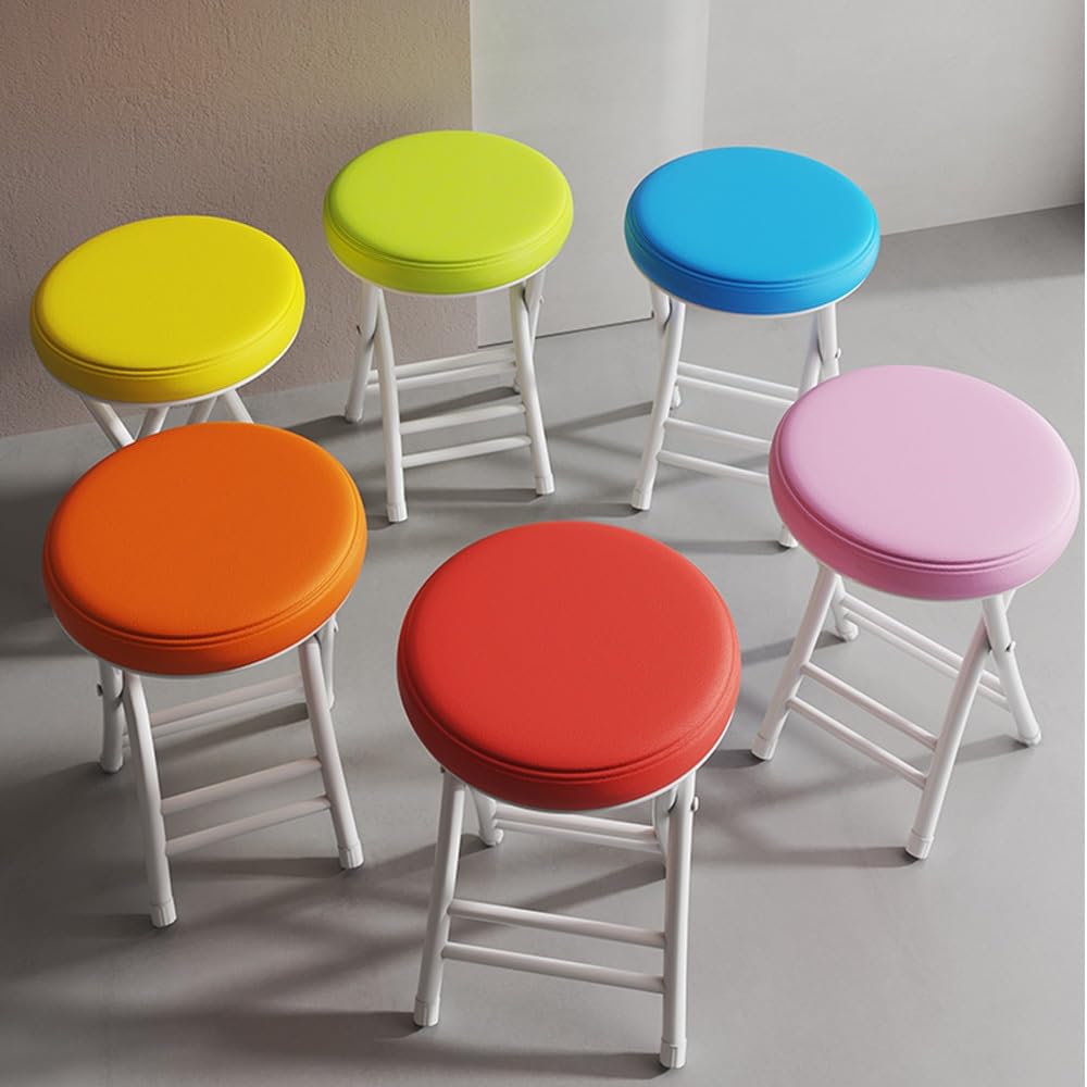 Round Padded Folding Stool D259648