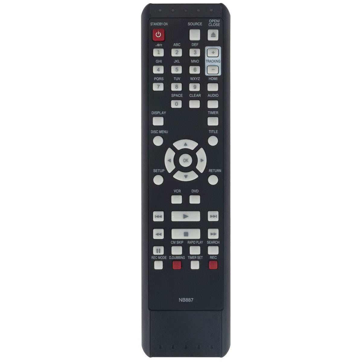 Replacement Remote Control for Magnavox DVD VCR Combo B741