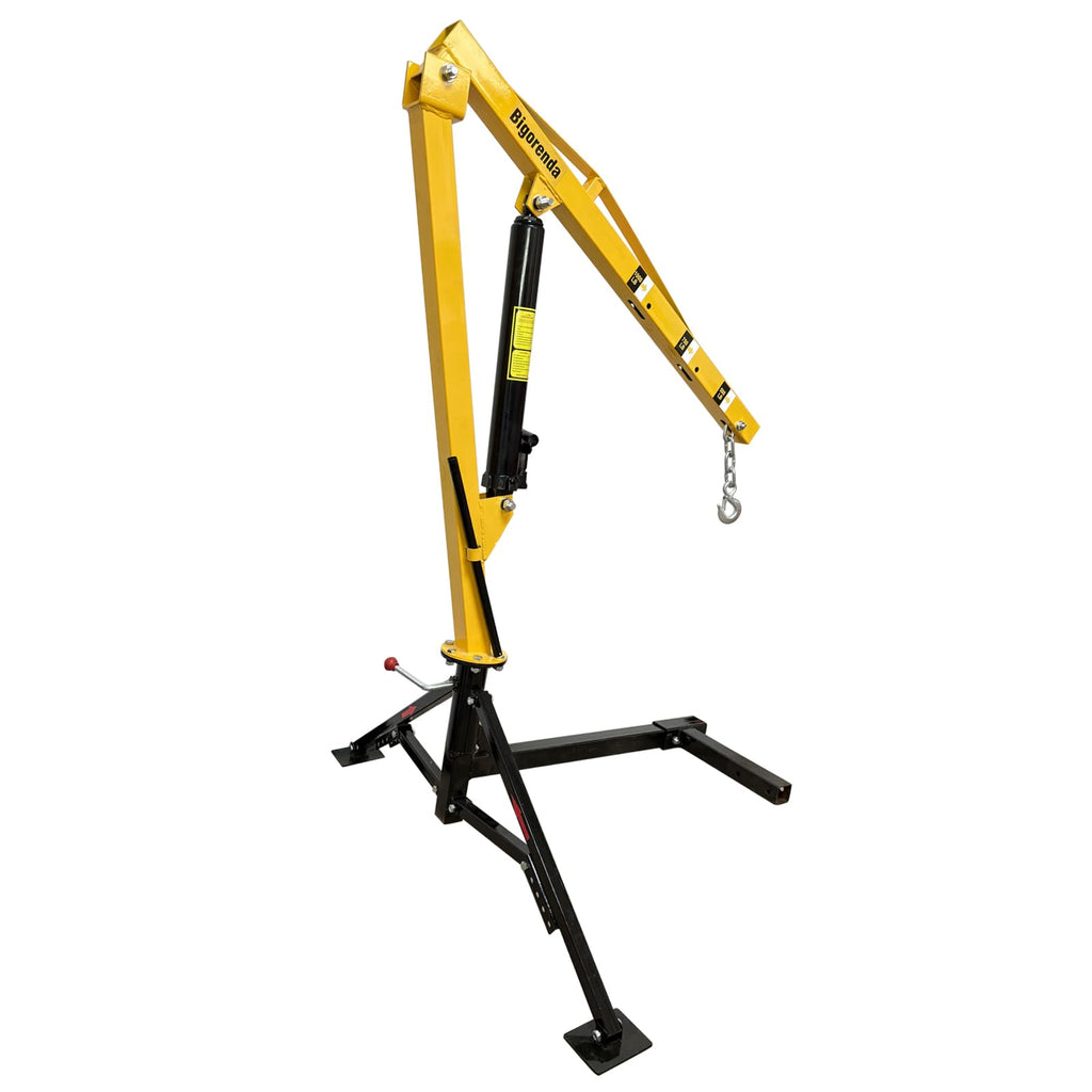 1000lb Capacity Hydraulic 360° Swivel Truck Crane S23695