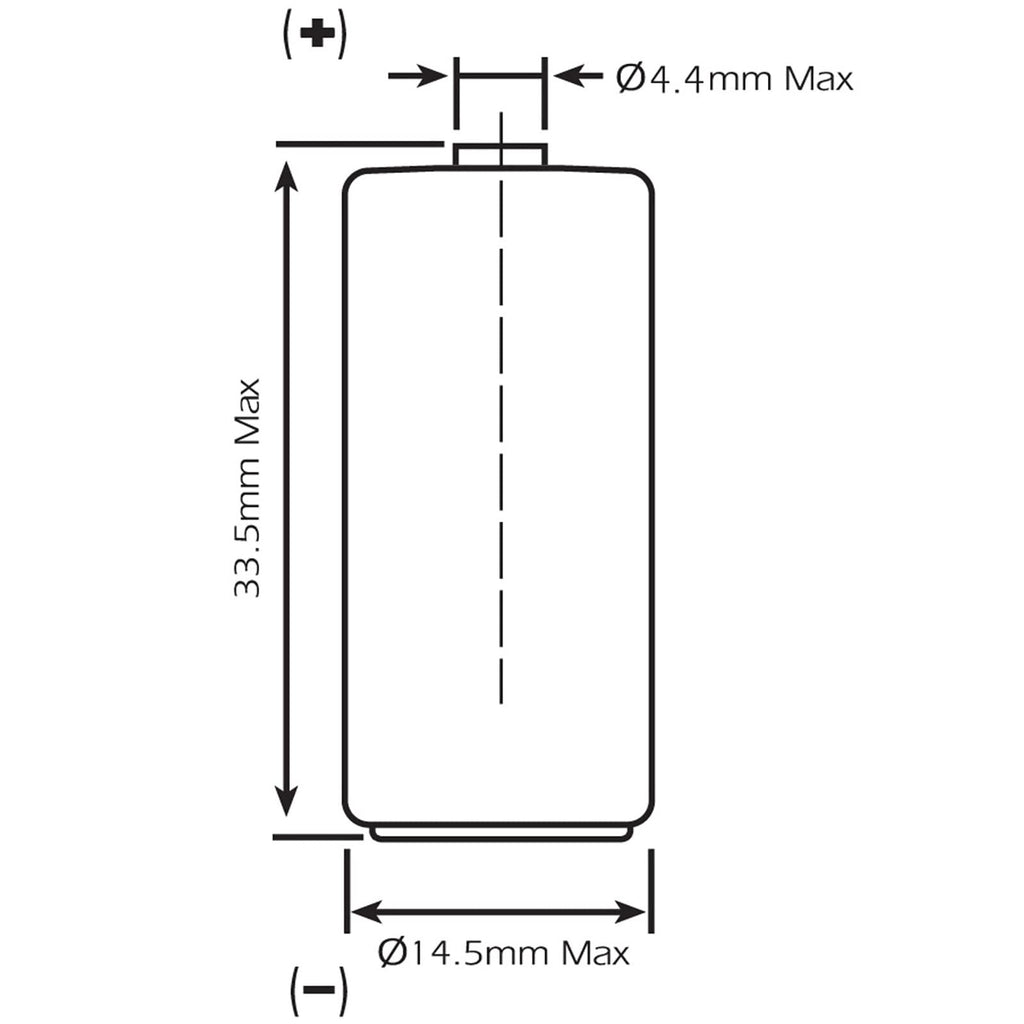 3.6V Lithium Battery with Tabs T454921