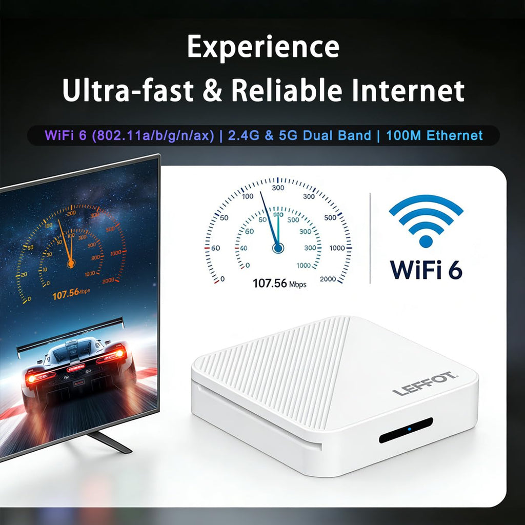 Android 14.0 4K Ultra HD TV Box M496