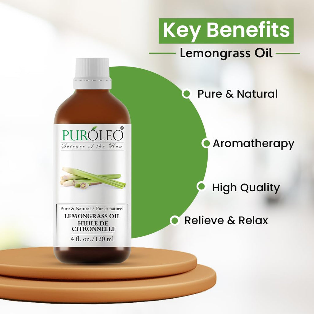 Lemongrass Essential Oil 4 Fl Oz A9554