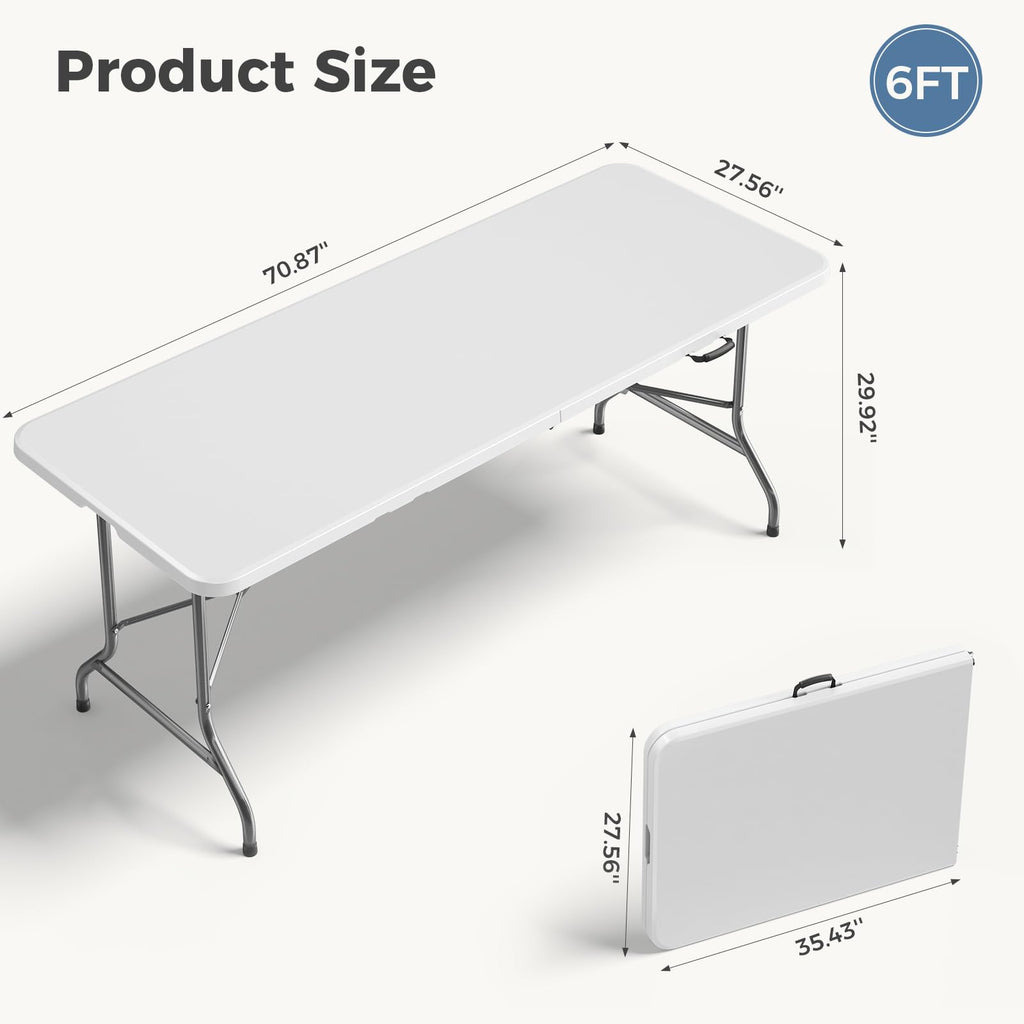 6 FT Folding Picnic Table R680