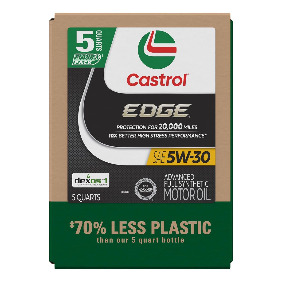 5W-30 Full Synthetic Motor Oil, 5 Quarts H84568