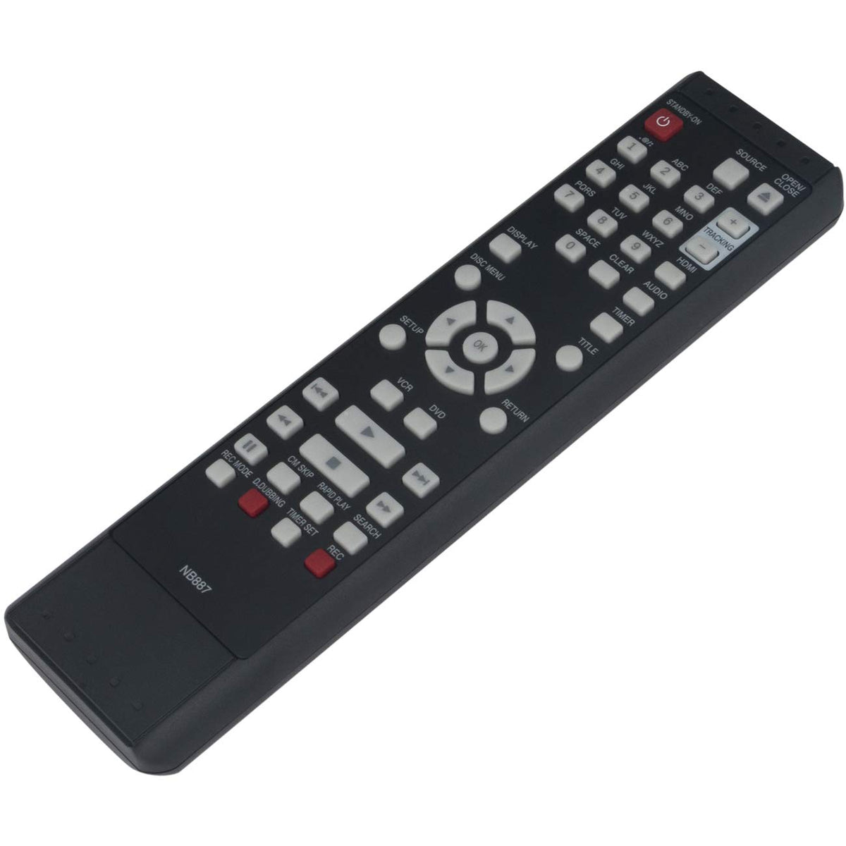 Replacement Remote Control for Magnavox DVD VCR Combo B741
