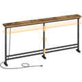 70.9" Console Table with Adjustable Height and Power Outlet W2611