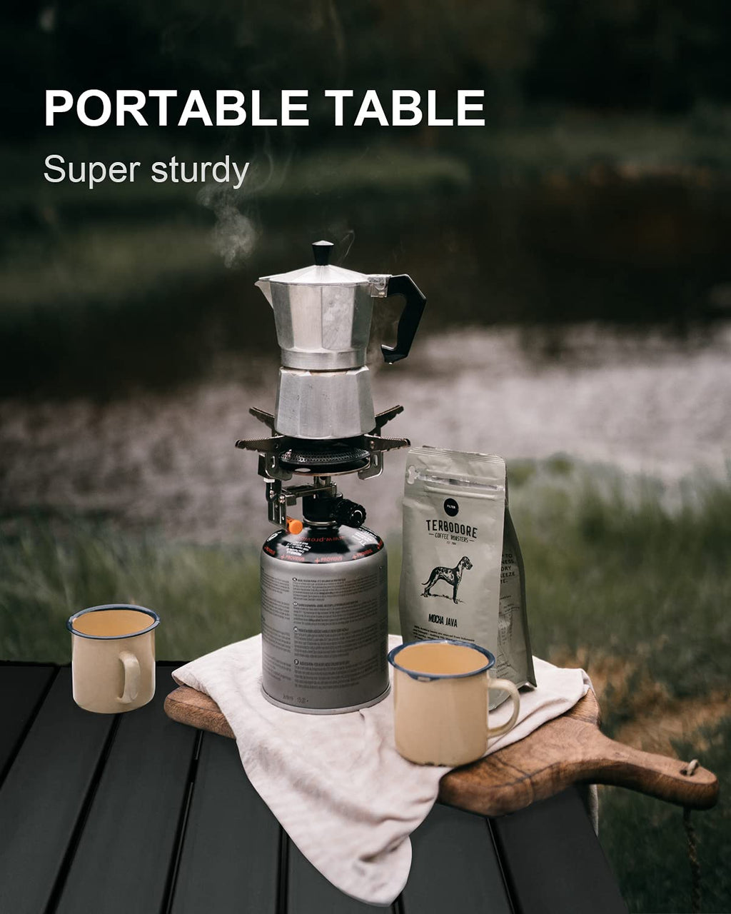 Camping Table Folding Portable Aluminum Lightweight Carry Bag Z66062