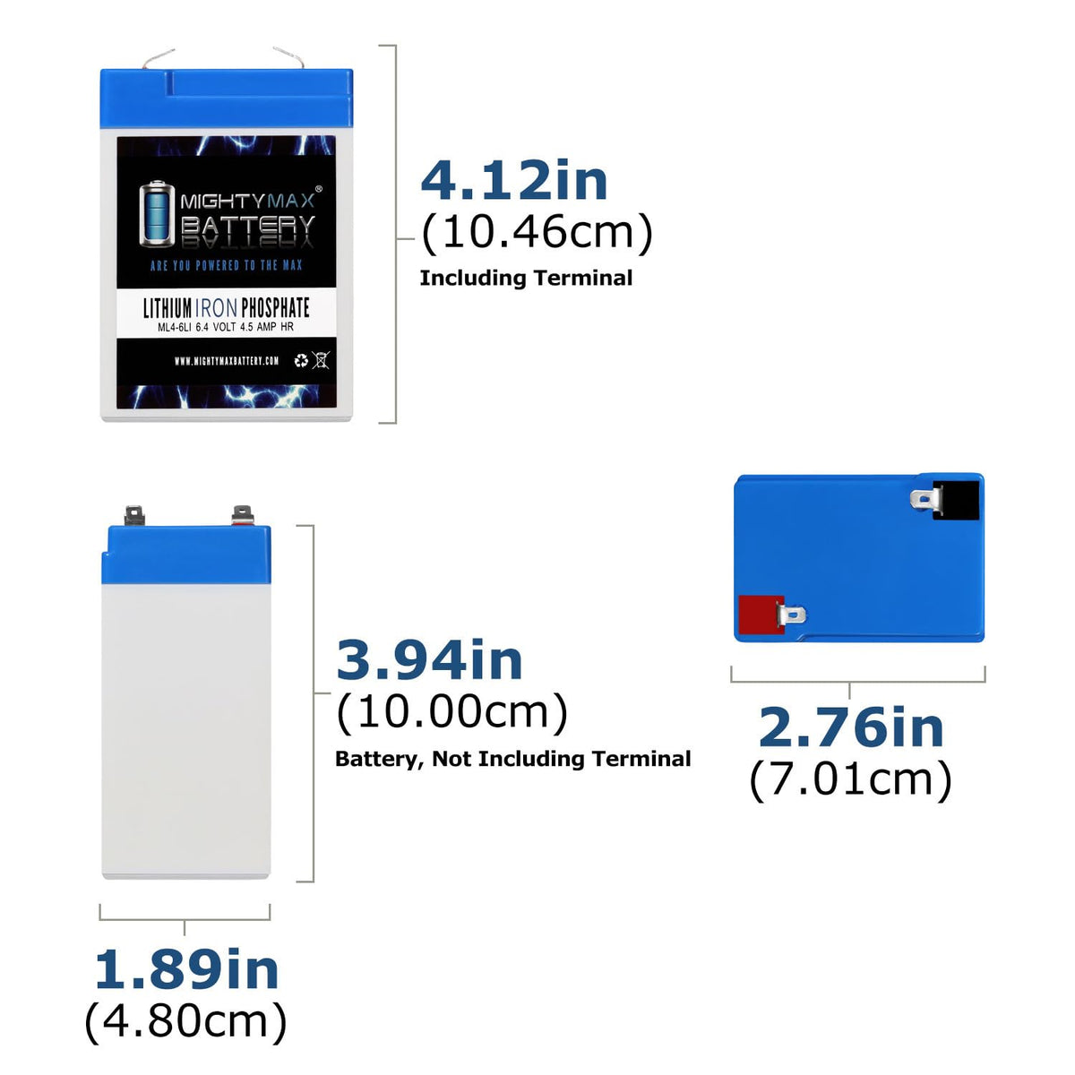 6V 4.5AH Lithium Replacement Battery X455