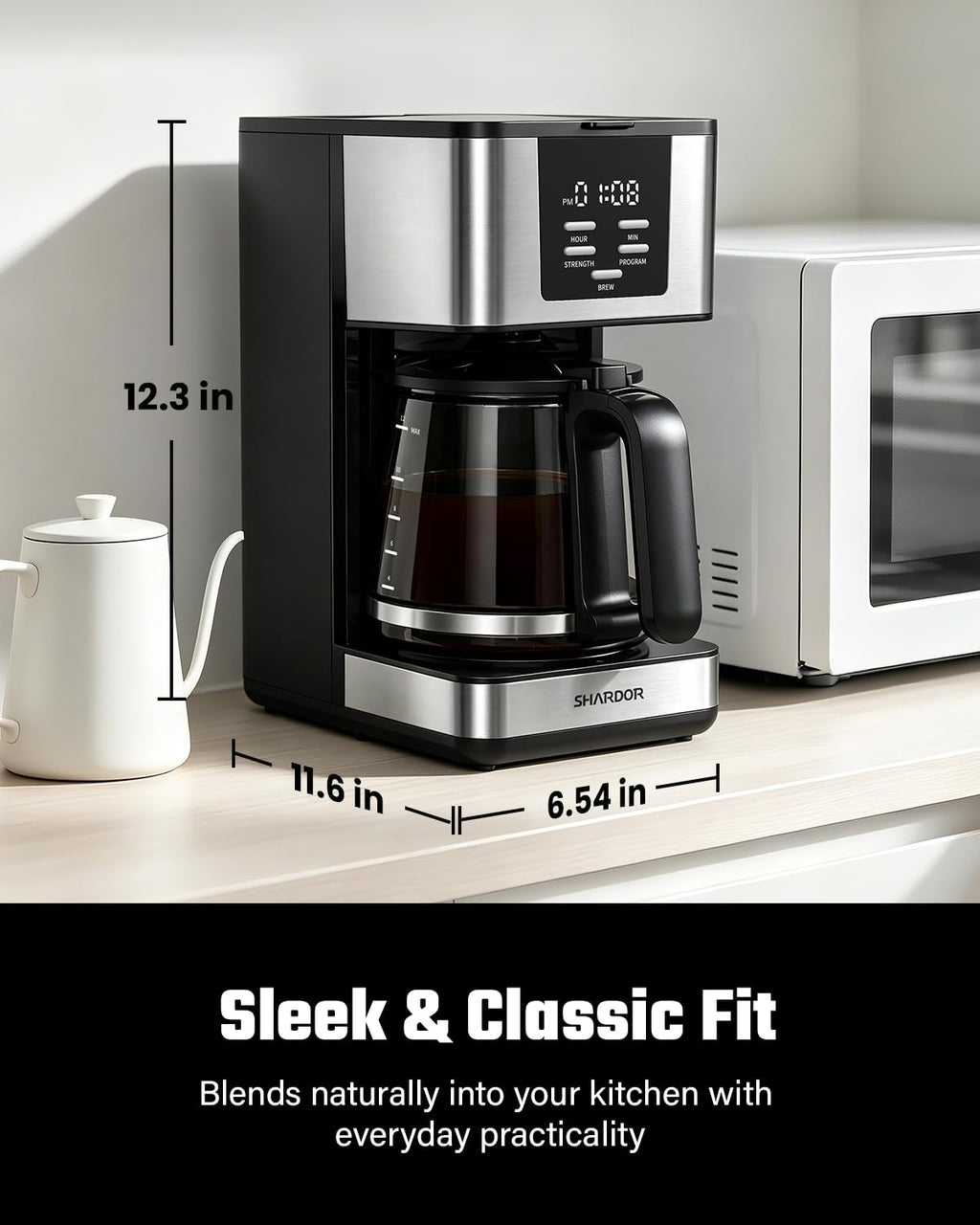 12-Cup Programmable Coffee Maker J668810