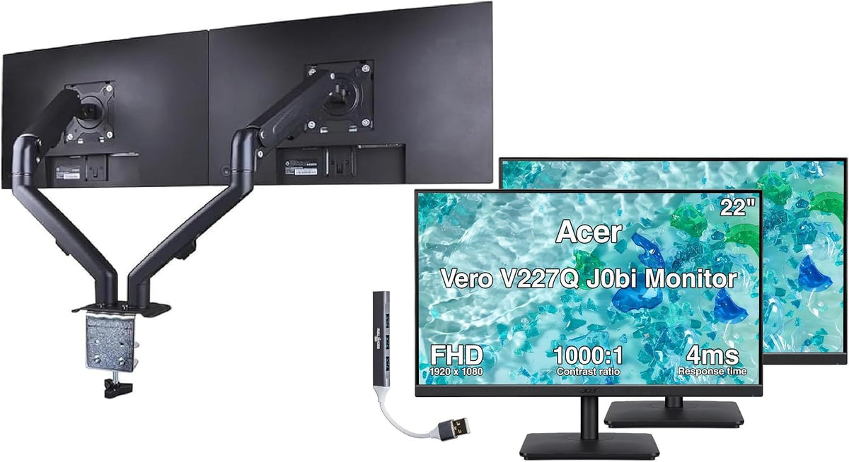 22" FHD IPS Monitor 2-Pack O9797