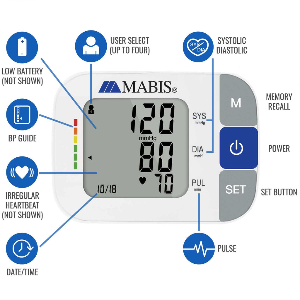 Talking Blood Pressure Monitor with Storage Case Q351