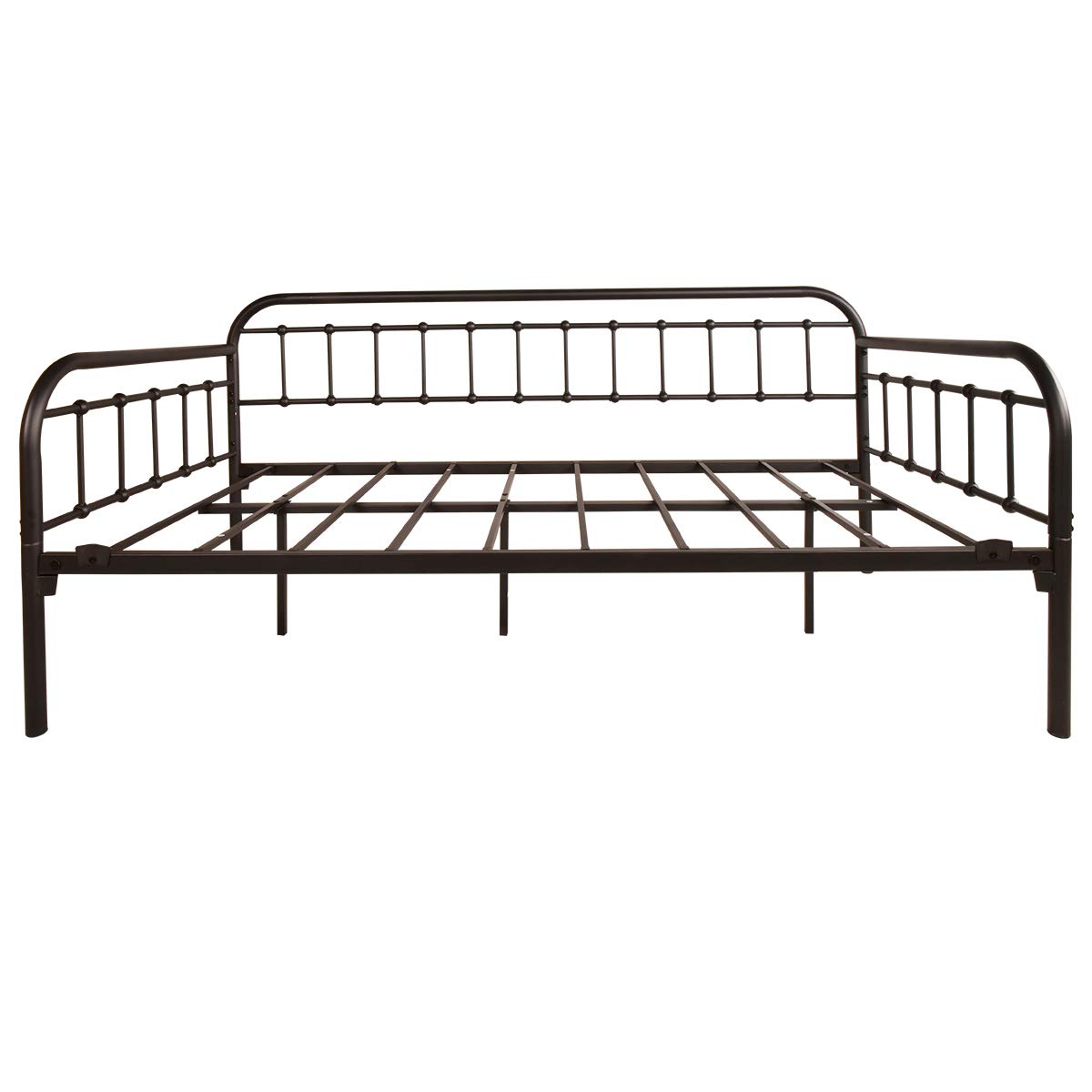 Metal Daybed Frame Twin Day Bed Black S871