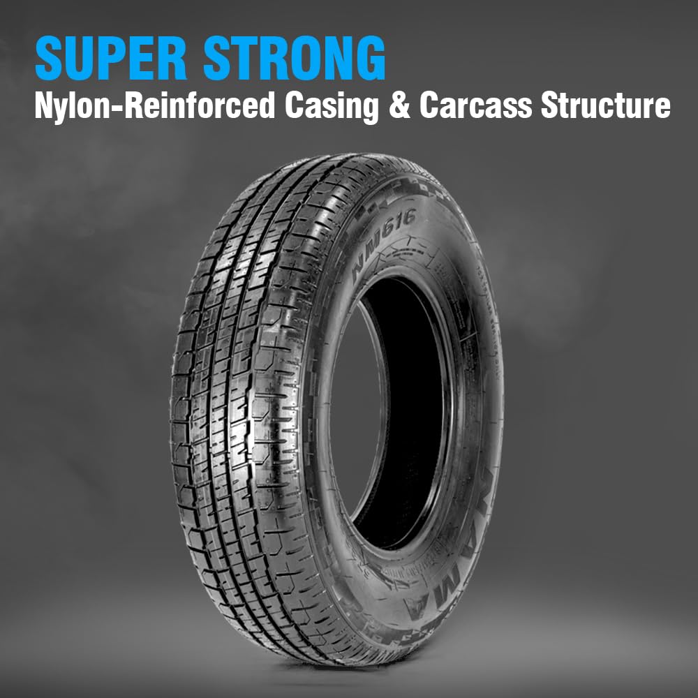 Set of 4 ST205/75R15 10 Ply Trailer Tires Z535