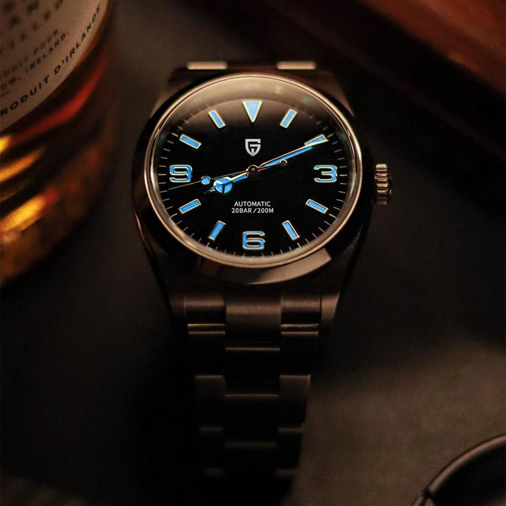 Automatic Diver Watch Sapphire Glass Stainless Steel 40MM Waterproof Wrist Watch O2349
