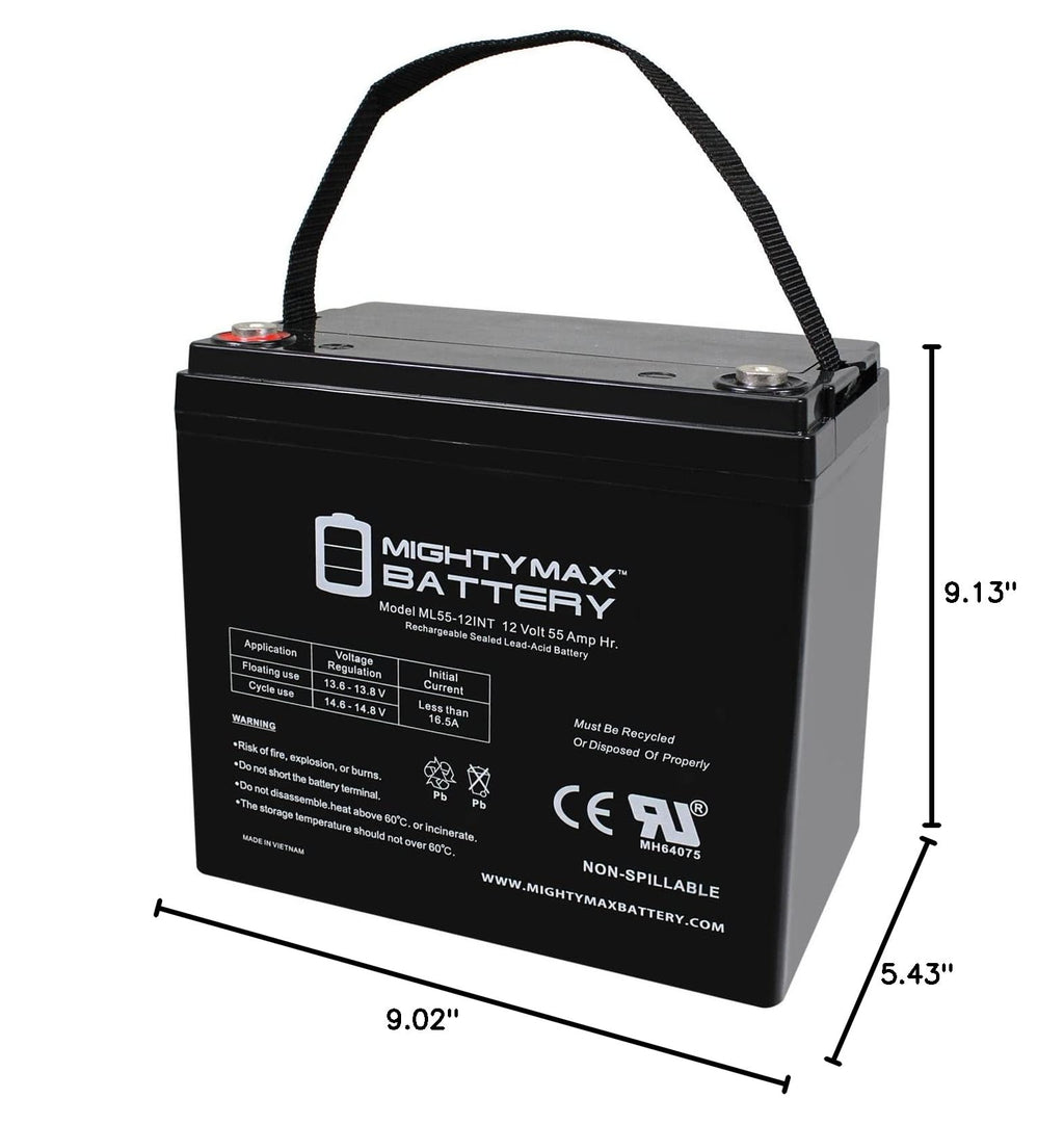 12V 55AH AGM Car and Truck Battery Z95854