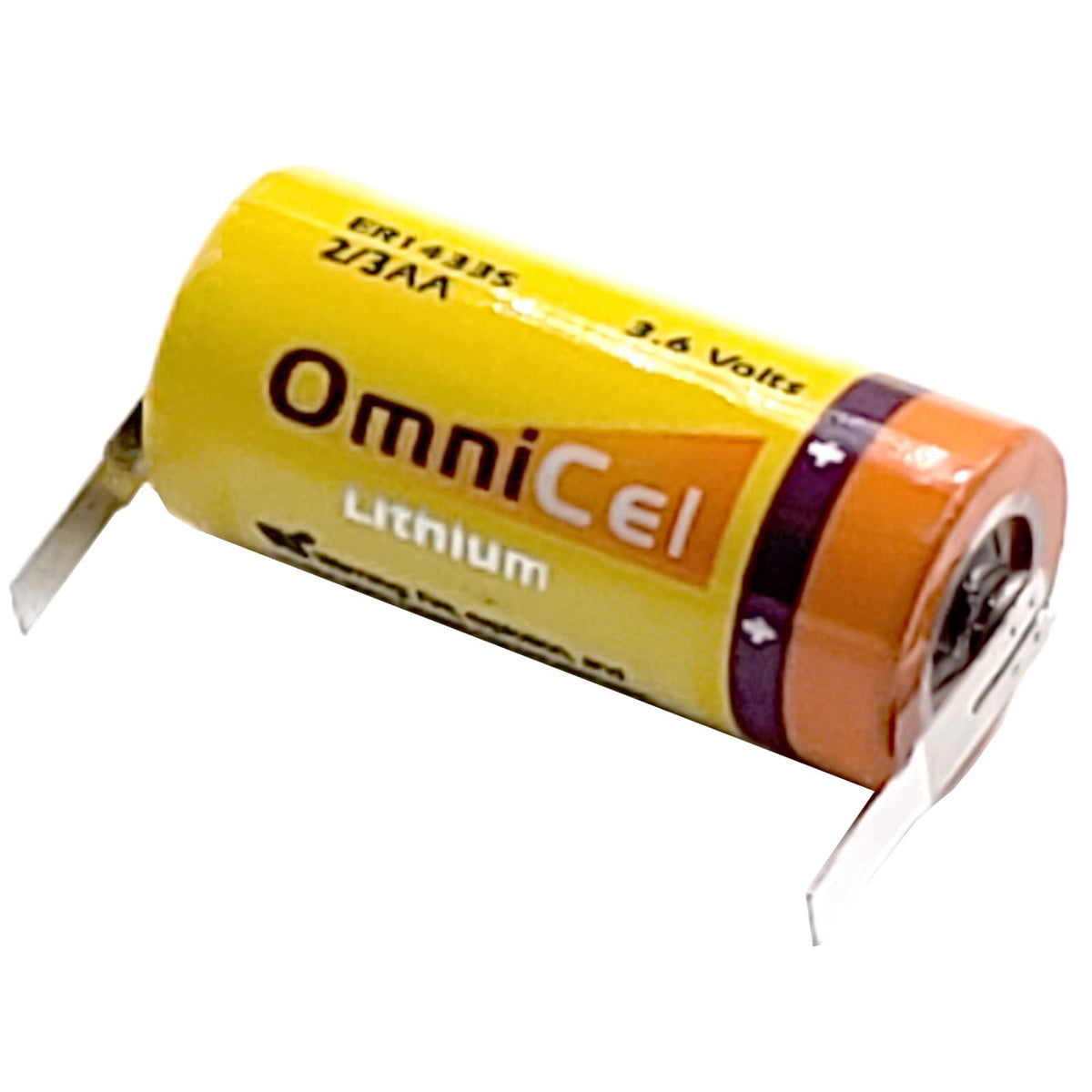 3.6V Lithium Battery with Tabs T454921