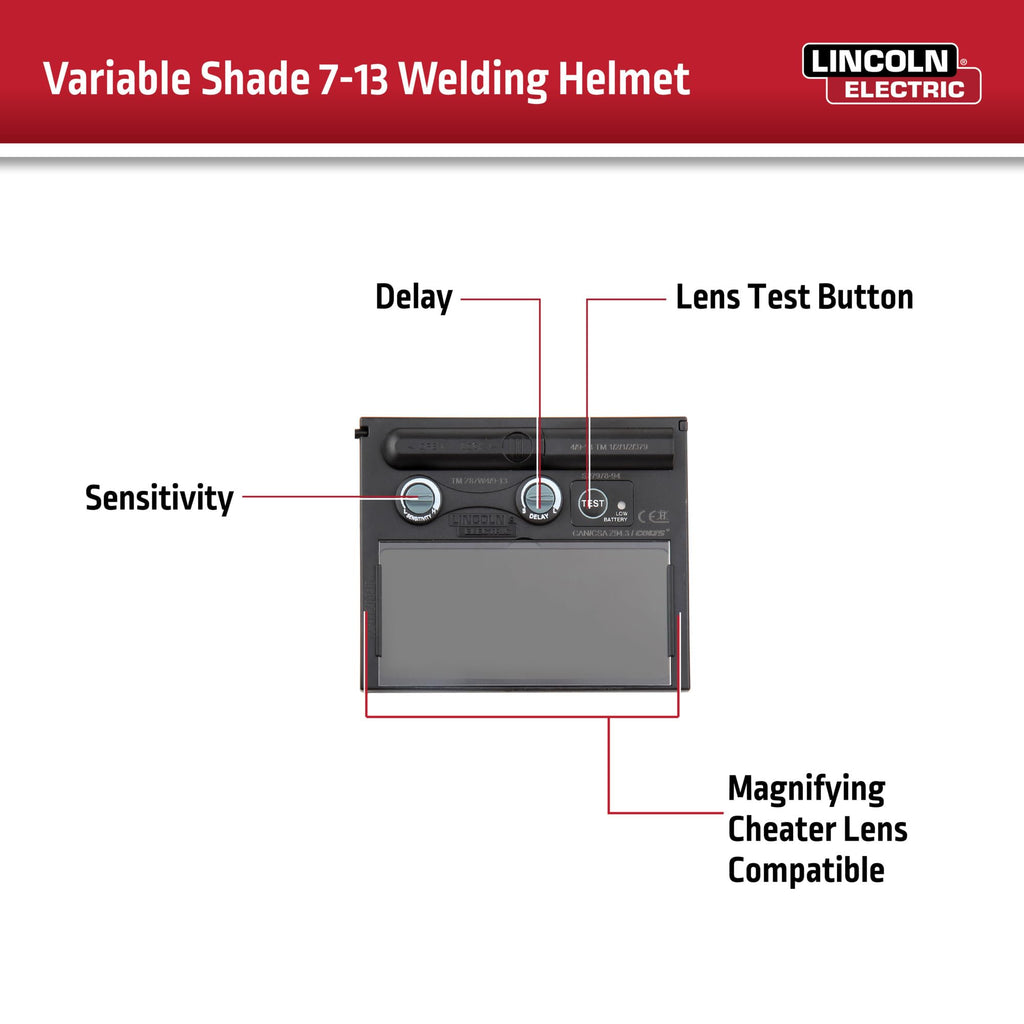 Auto Darkening Welding Helmet Shade 7-13 G782
