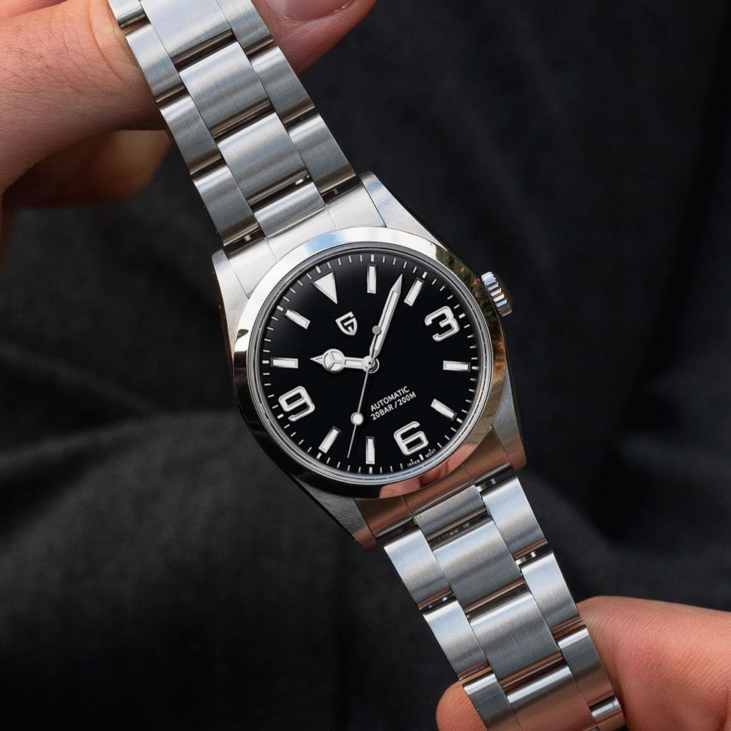 Automatic Diver Watch Sapphire Glass Stainless Steel 40MM Waterproof Wrist Watch O2349