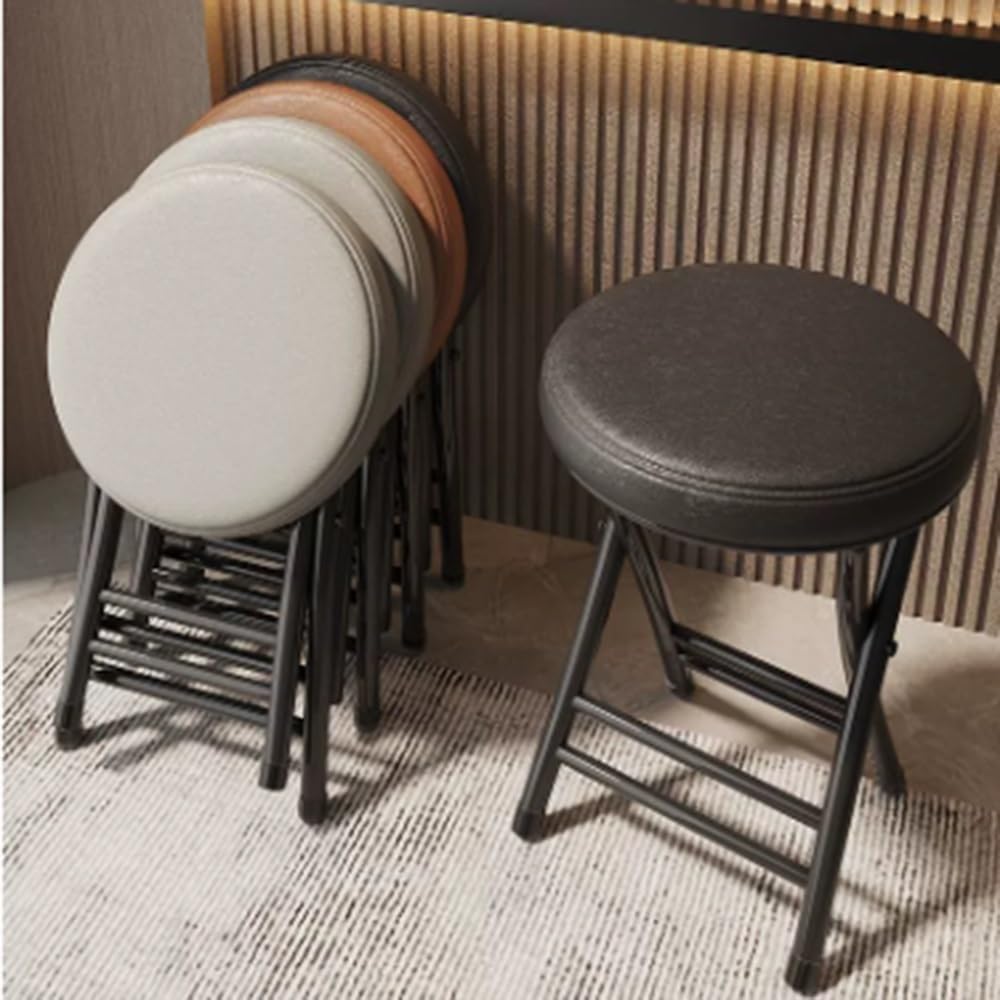 Round Padded Folding Stool D259648