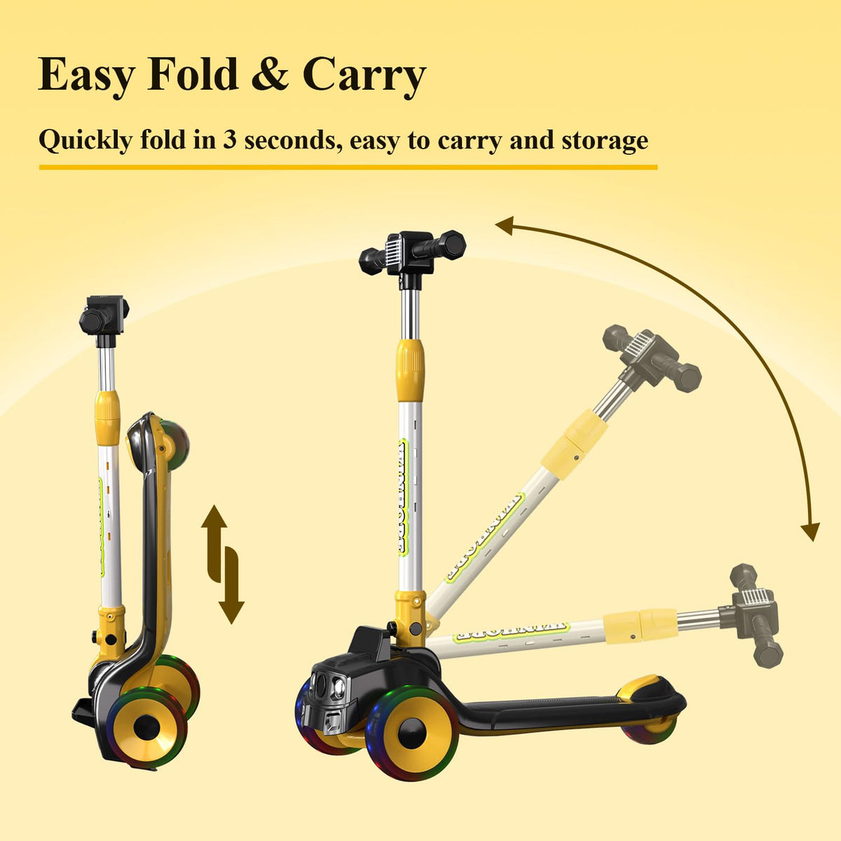 Foldable 3 Wheel Kids Scooter H57805