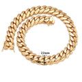 Stainless Steel Cuban Link Chain Necklace P33996