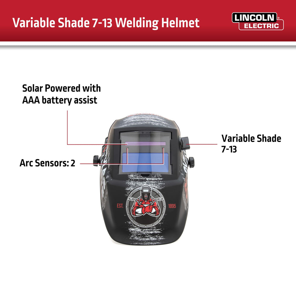Auto Darkening Welding Helmet Shade 7-13 G782