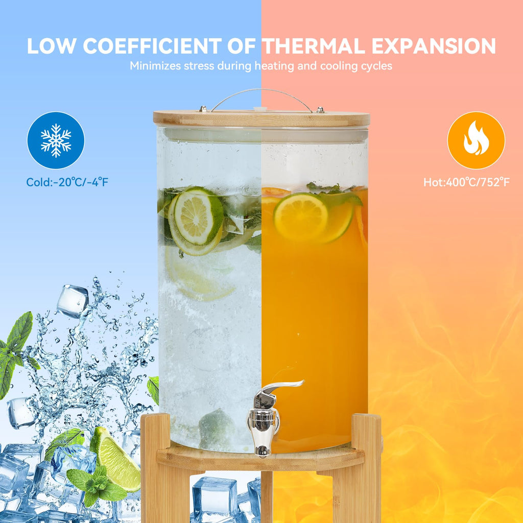 2.1 Gallon Drink Dispensers with Stand Z4551