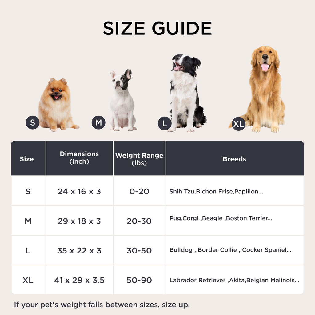 Memory Foam Dog Bed 35x22 O994
