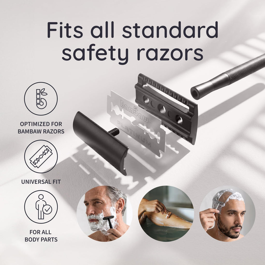 Double Edge Razor Blades 60 Pack Platinum Swedish Stainless Steel R3817