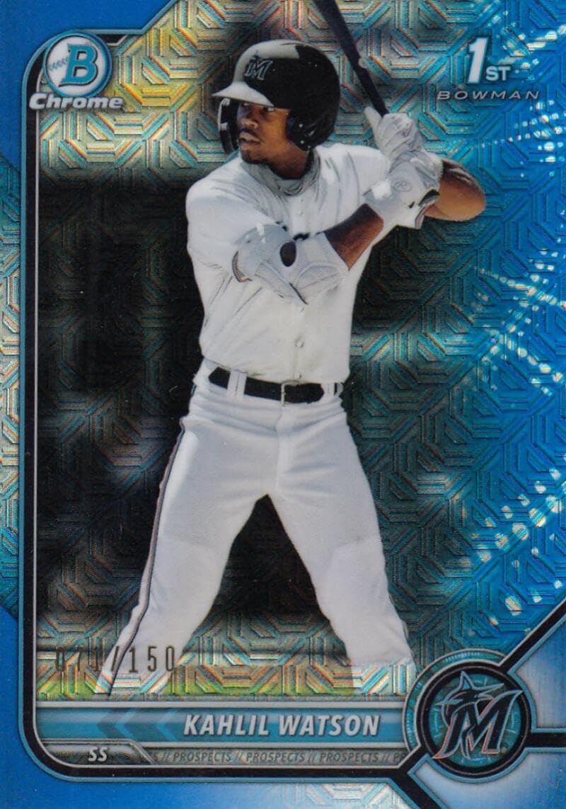 2022 Bowman Chrome Mega Box Mojo Refractor Baseball Trading Card D665