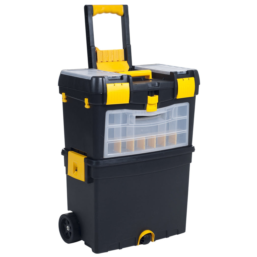 Portable Stackable Toolbox with Wheels and Drawers O128