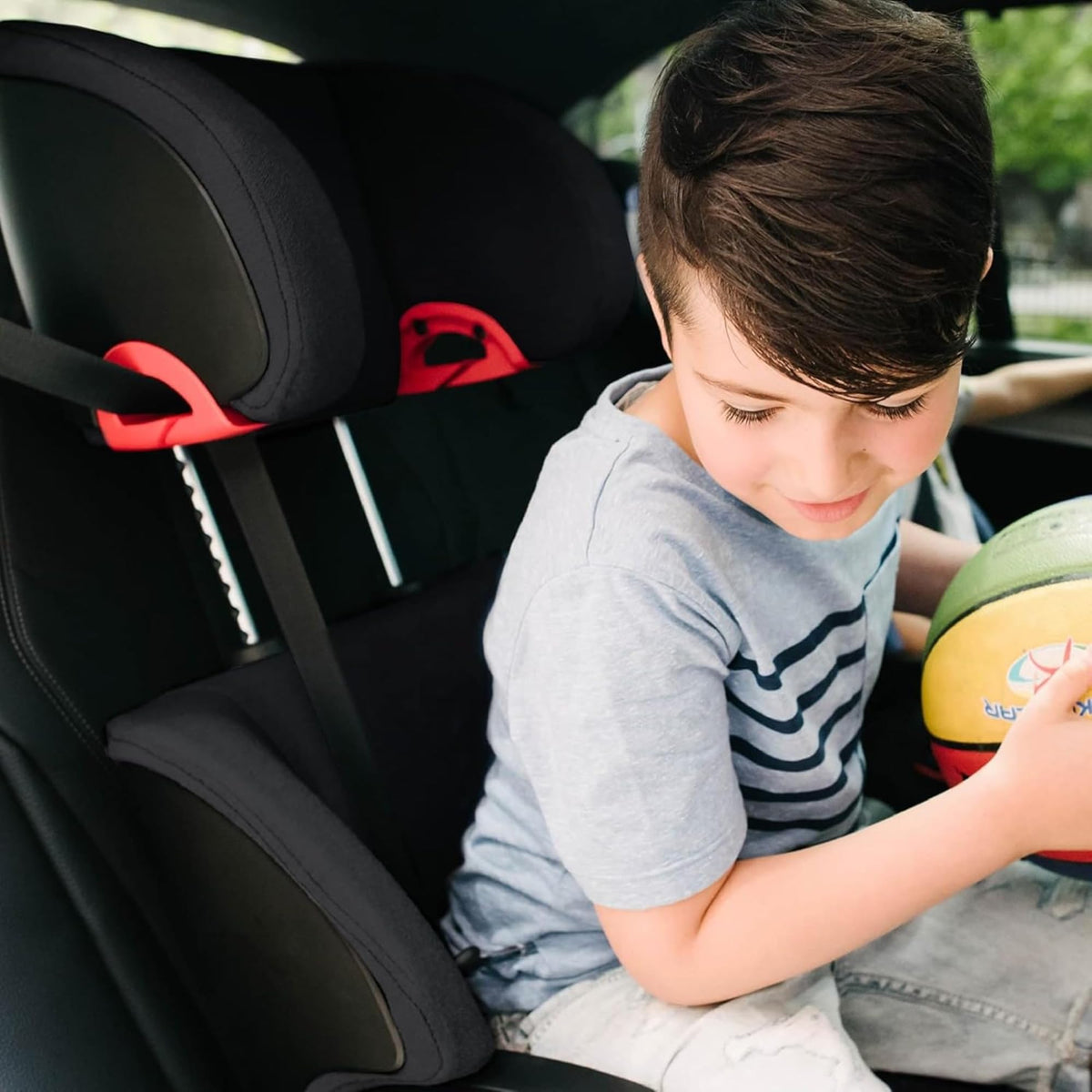 High Back Booster Seat with Adjustable Headrest D1448