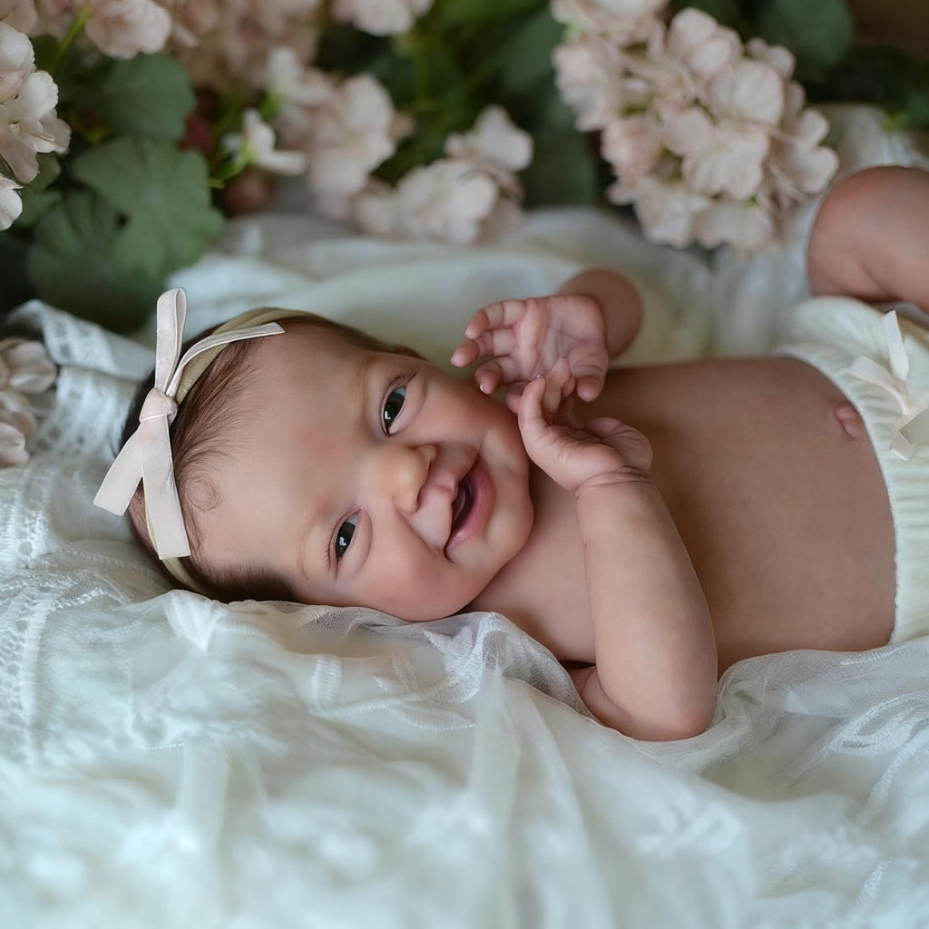 20 in Full Silicone Reborn Baby Doll Girl J8843