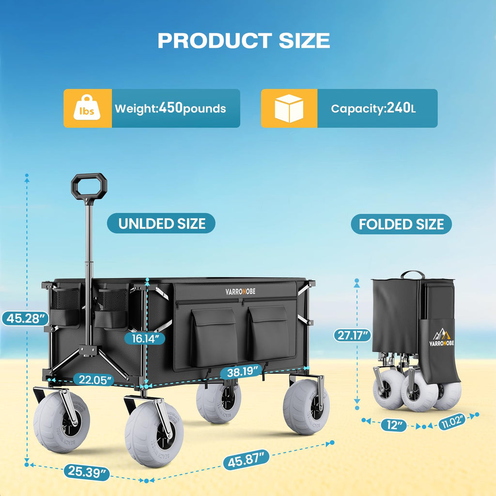 240L Beach Wagon with Balloon Wheels X813