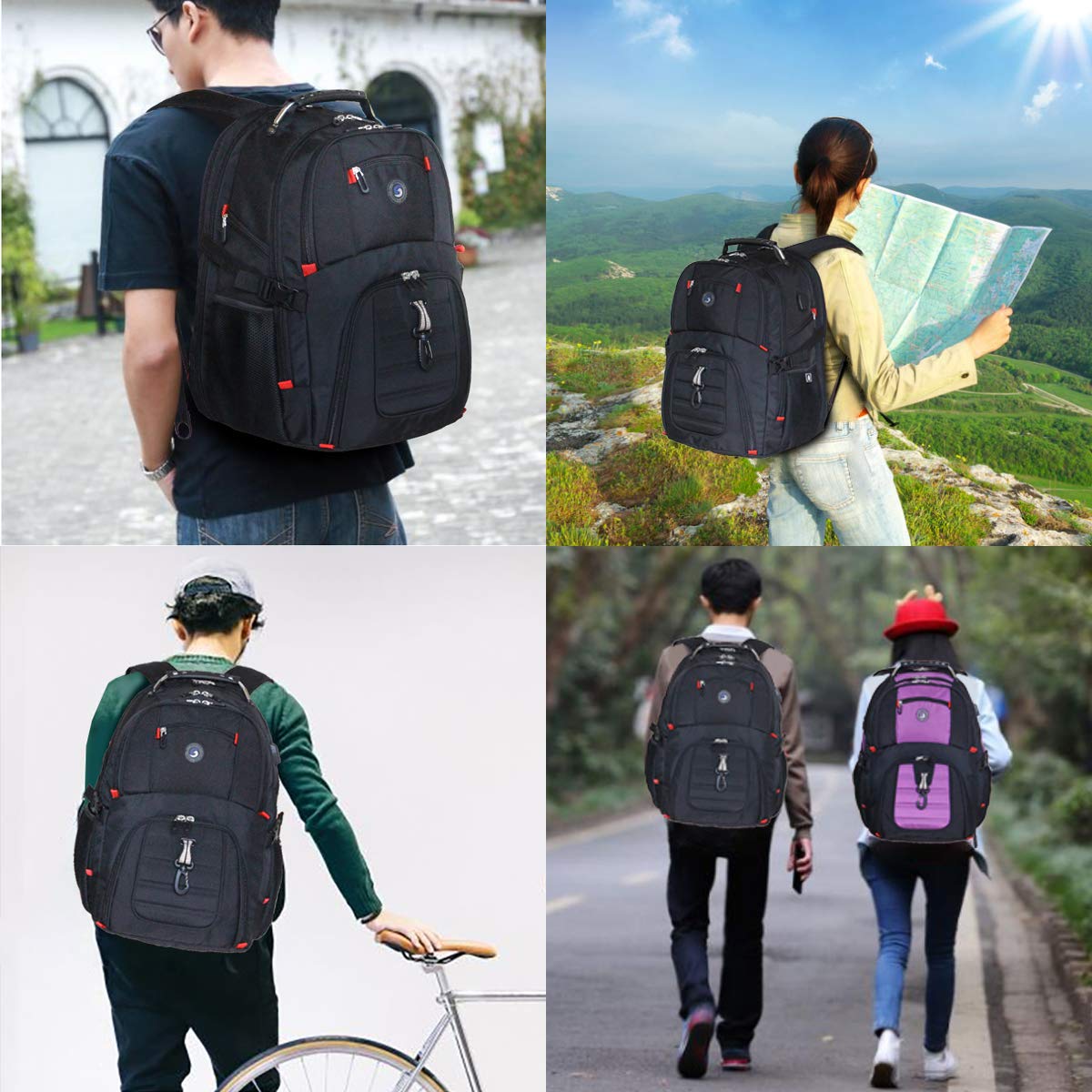 Extra Large Travel Laptop Backpack F43275