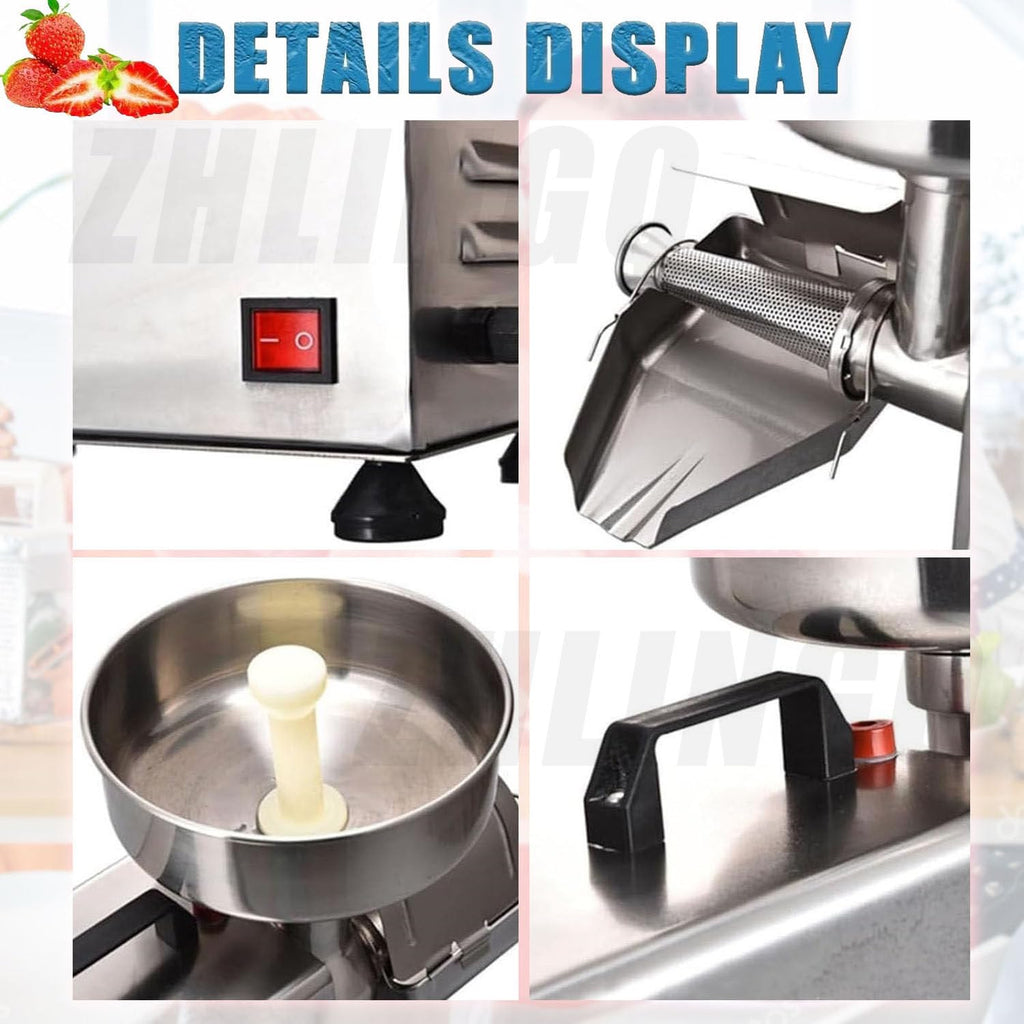 450W Stainless Steel Electric Tomato Strainer L165