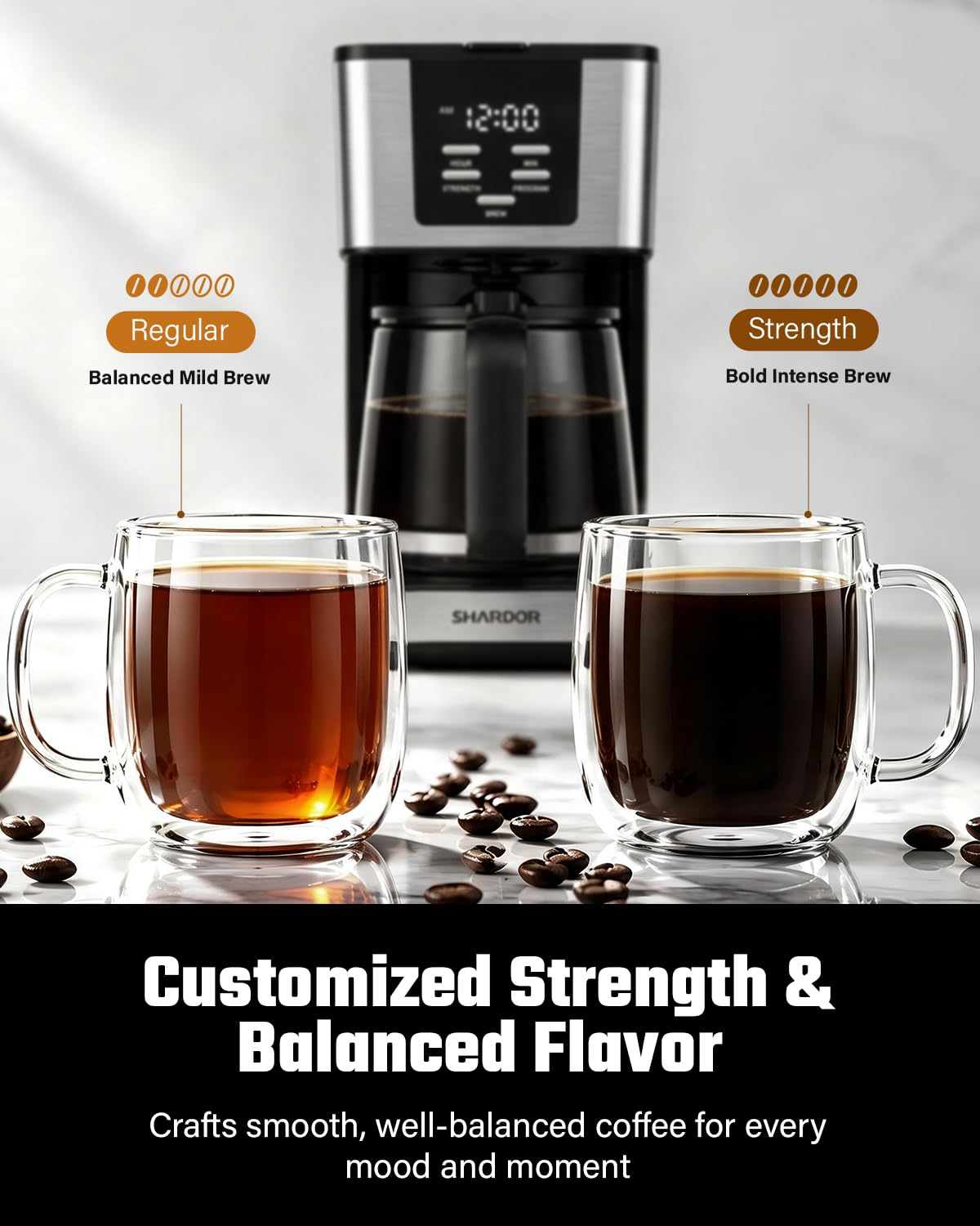 12-Cup Programmable Coffee Maker J668810