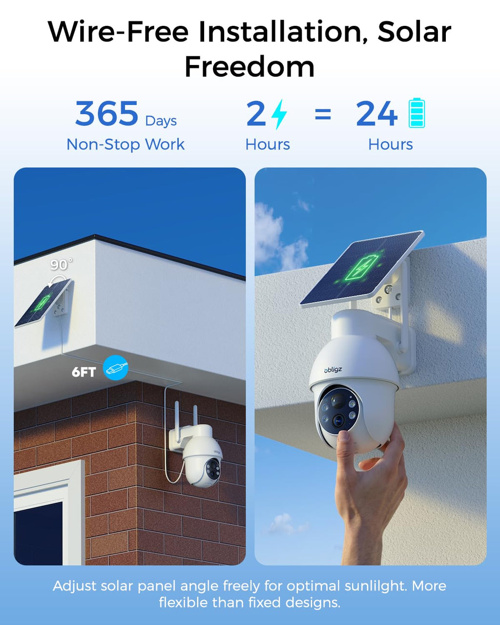 4MP Home Security Cameras with 64GB Local Storage V645