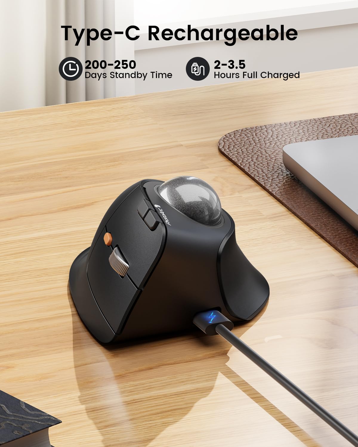 Wireless Vertical Trackball Mouse T849834