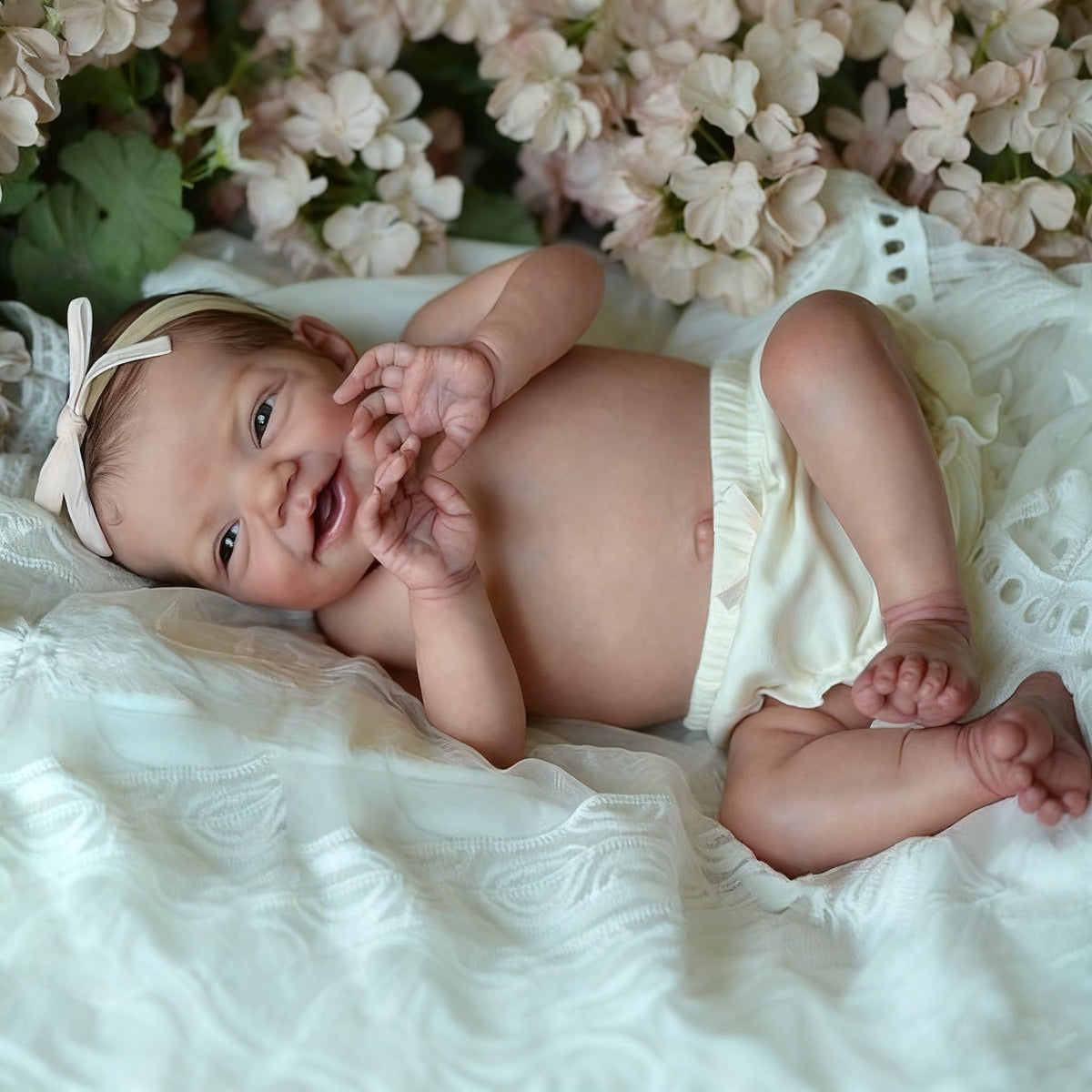 20 in Full Silicone Reborn Baby Doll Girl J8843