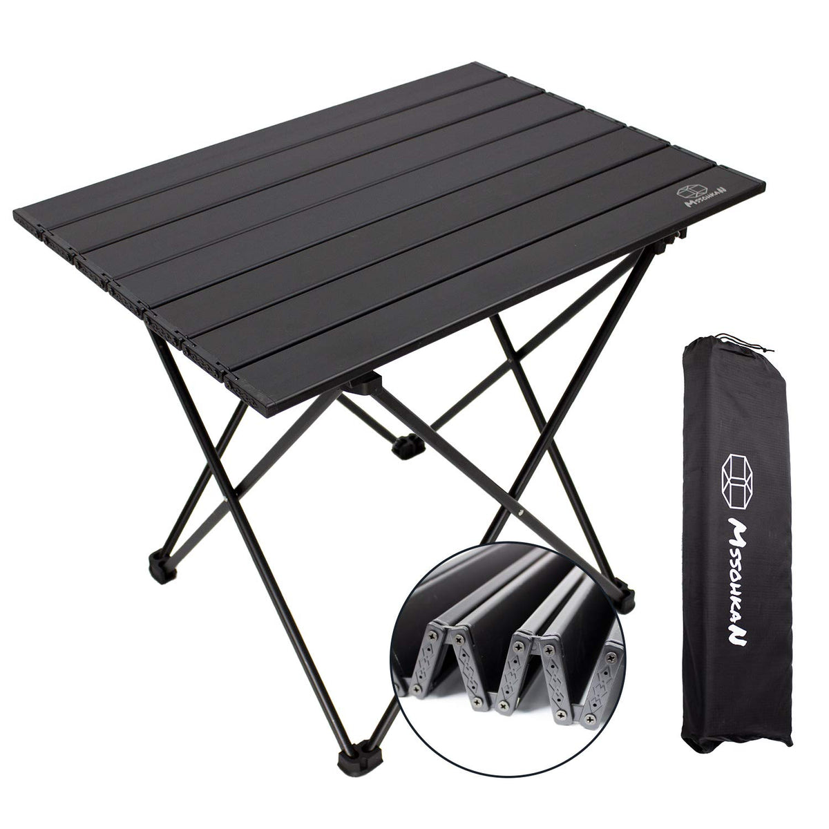 Camping Table Folding Portable Aluminum Lightweight Carry Bag Z66062