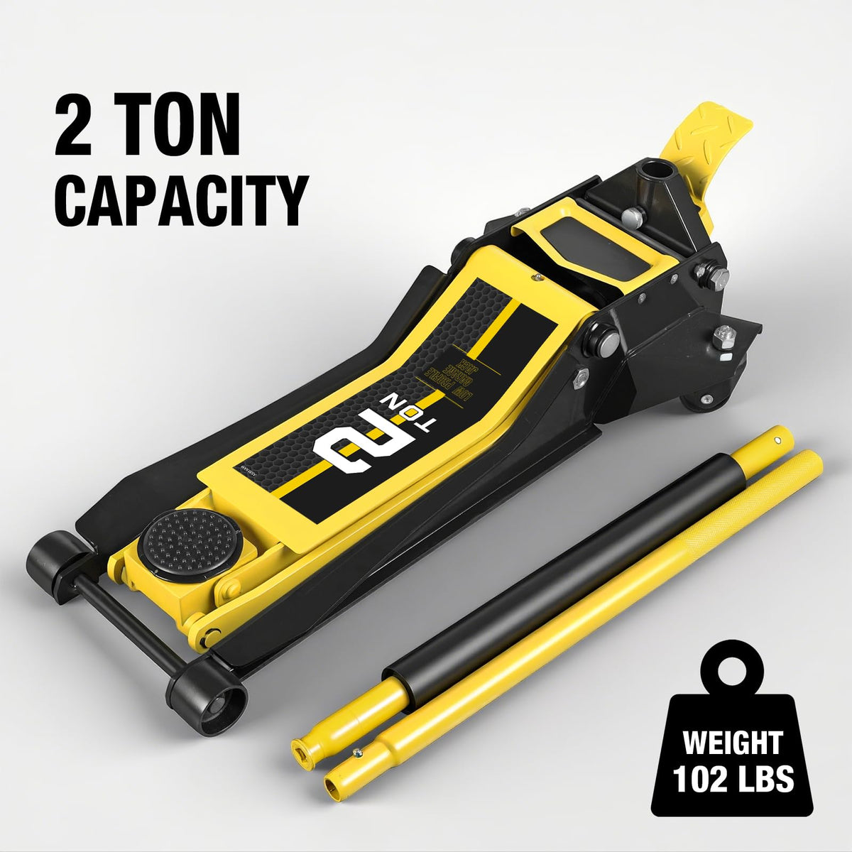 2 Ton Low Profile Hydraulic Floor Jack with Foot Pedal H5208