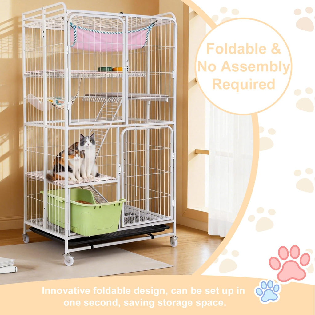 4 Tier Indoor Cat Playpen B1544
