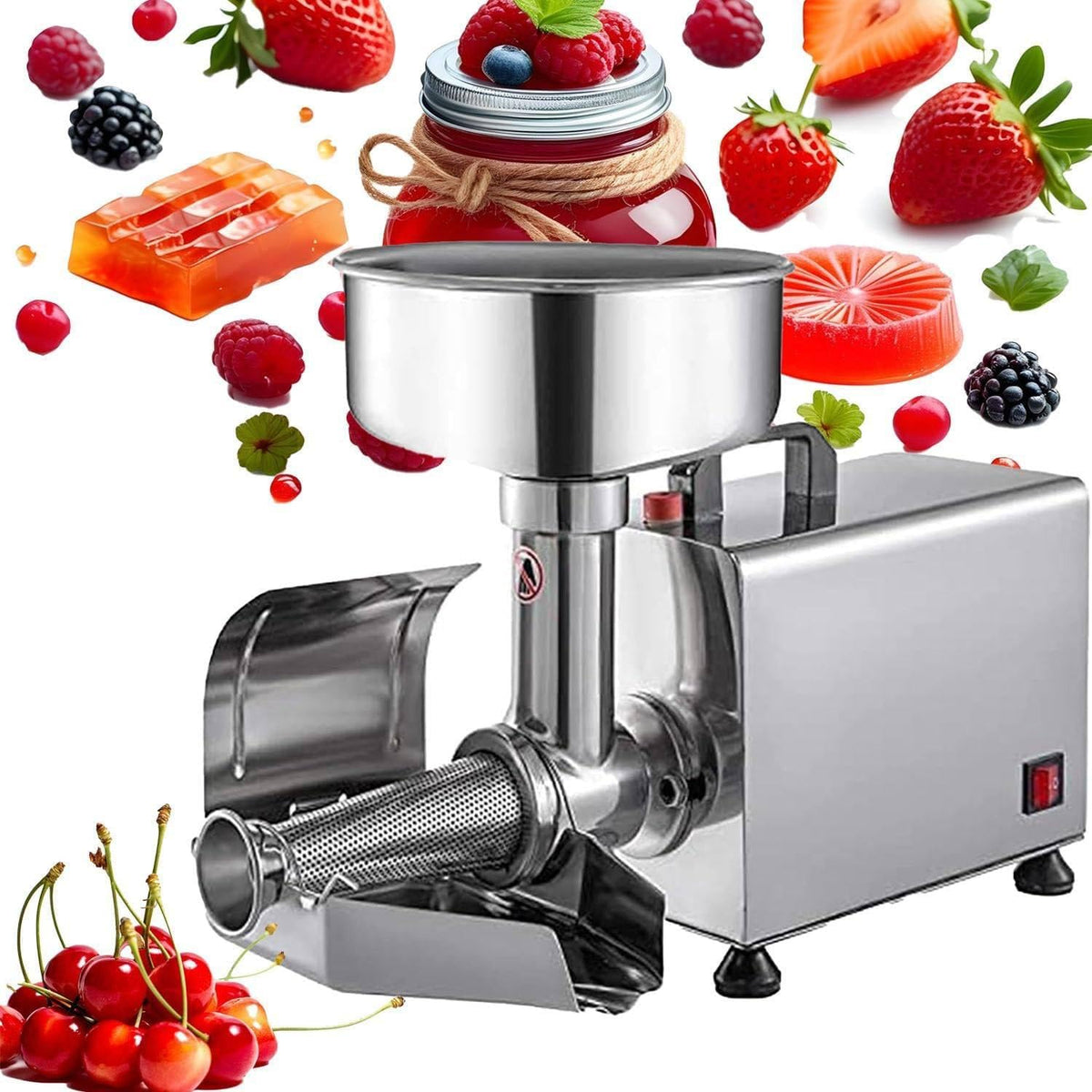 450W Stainless Steel Electric Tomato Strainer L165