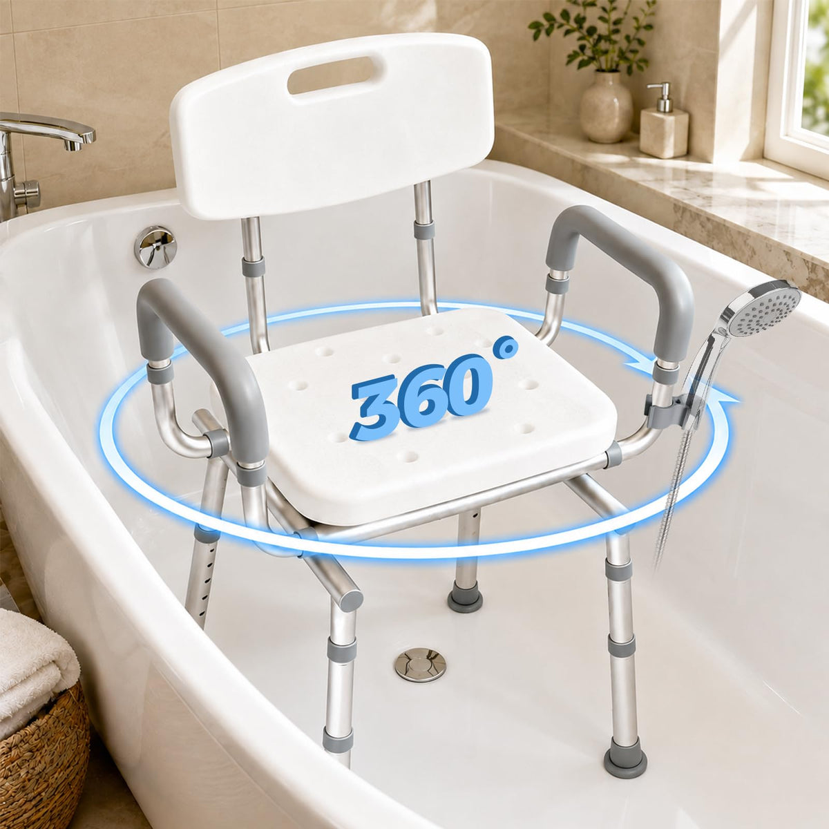 Adjustable Swivel Shower Chair D4810