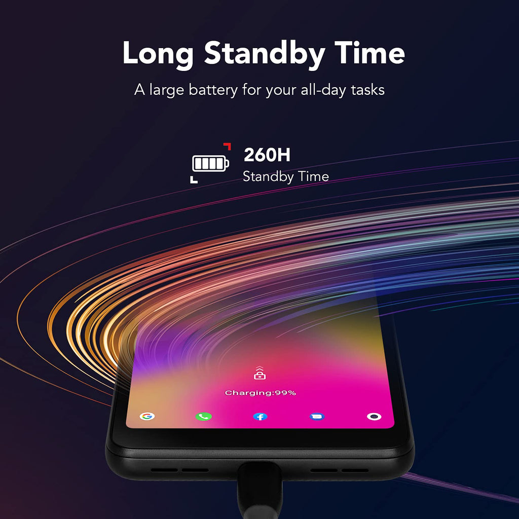 Unlocked Smartphone 5.5" HD+ Display 32GB 3000mAh Android 11 Black E23384